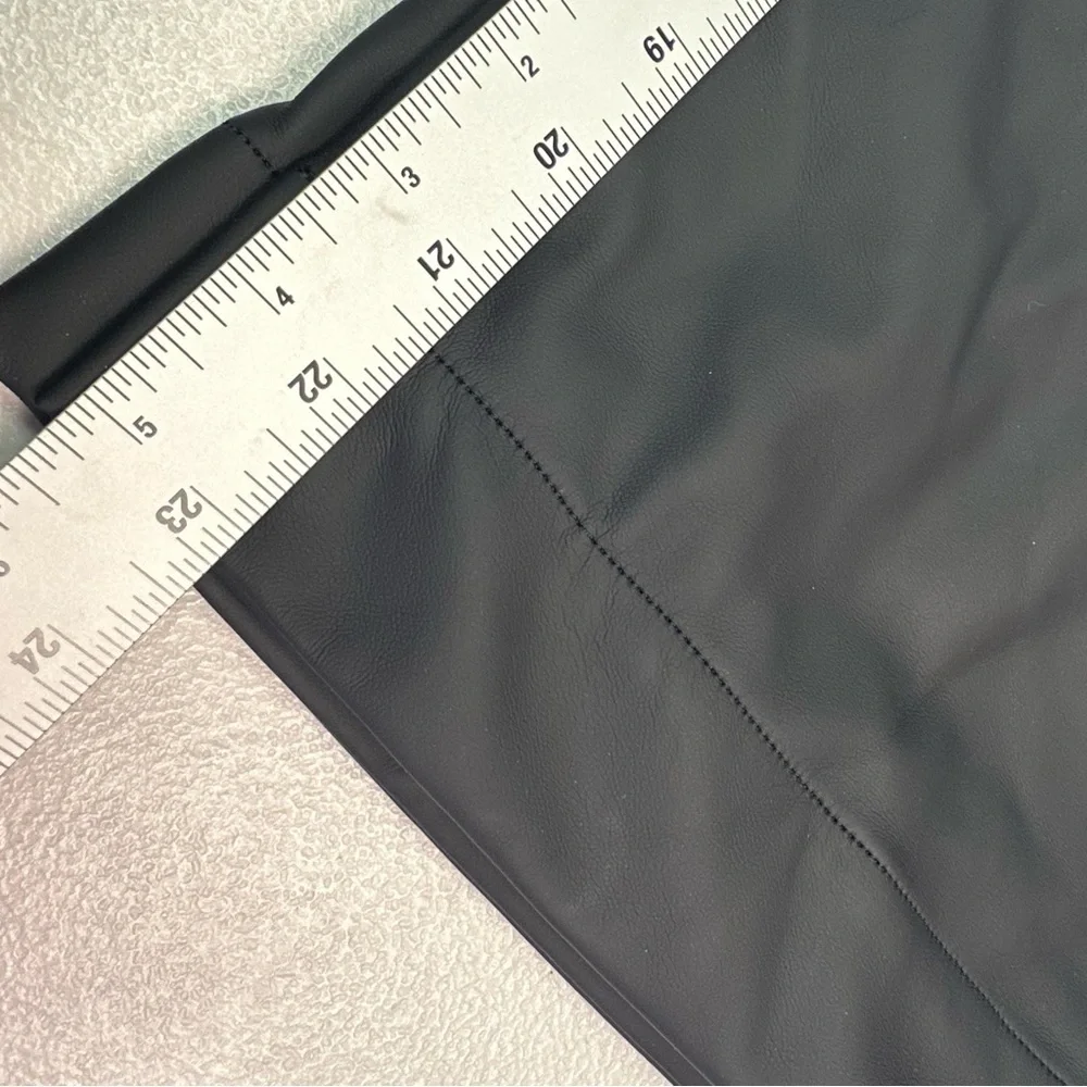 Joie Women Black Faux Leather‎ Dress Pants